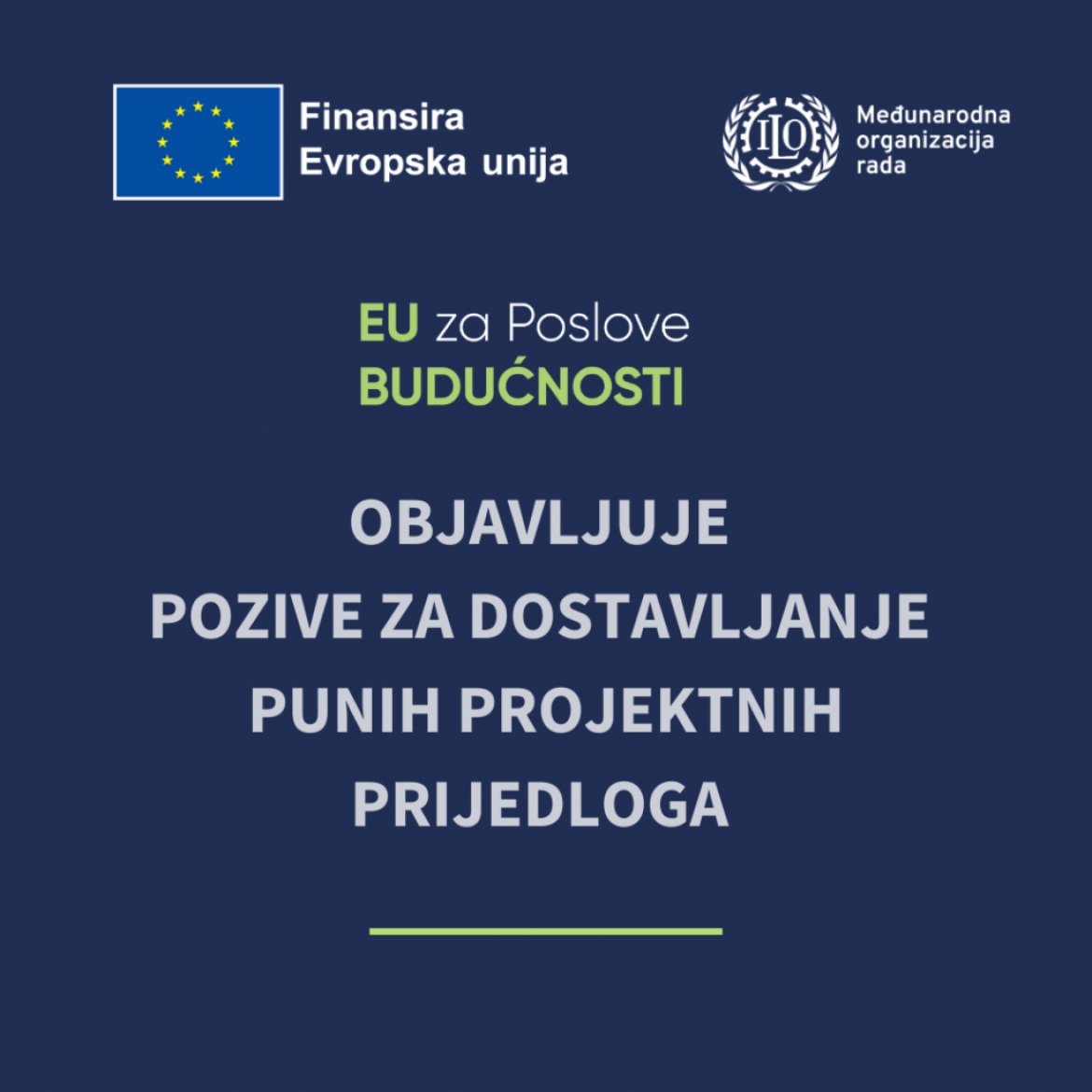 Javni poziv za dodjelu bespovratnih sredstava u okviru projekta &ldquo;EUzaPosloveBudućnosti&rdquo;